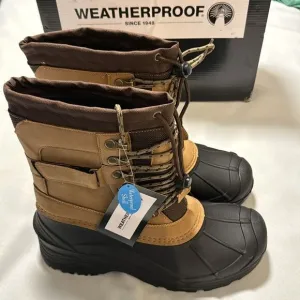 Winter Boots Mens 11 Waterproof Duck Tan Weatherproof