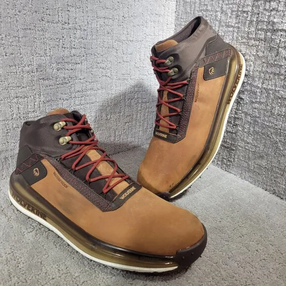 Wolverine Conquer Ultraspring Men's Size 13M Brown Waterproof Hiking Boots