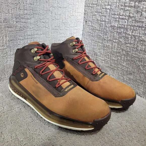 Wolverine Conquer Ultraspring Men's Size 13M Brown Waterproof Hiking Boots