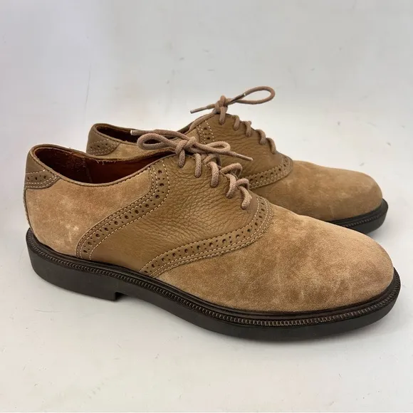 WOLVERINE DuraShocks Men’s 8 Eu 40 Wmn 9 Leather Comfort Shoes Oxfords NWOB