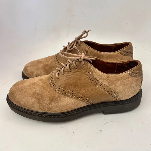 WOLVERINE DuraShocks Men’s 8 Eu 40 Wmn 9 Leather Comfort Shoes Oxfords NWOB