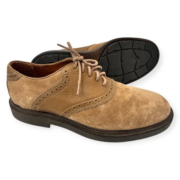 WOLVERINE DuraShocks Men’s 8 Eu 40 Wmn 9 Leather Comfort Shoes Oxfords NWOB