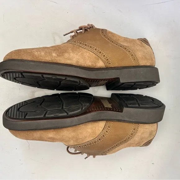 WOLVERINE DuraShocks Men’s 8 Eu 40 Wmn 9 Leather Comfort Shoes Oxfords NWOB