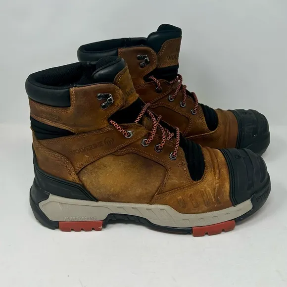 Wolverine DuraShocks Torque Waterproof CarbonMax 6&quot; Construction Boot Men's 12