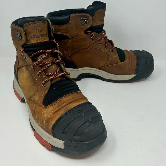 Wolverine DuraShocks Torque Waterproof CarbonMax 6&quot; Construction Boot Men's 12