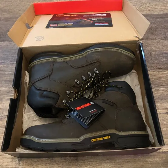 Wolverine Mens Bandit Lo 6” Waterproof Work Boots W10862 Sz. 13 multi shock NIB