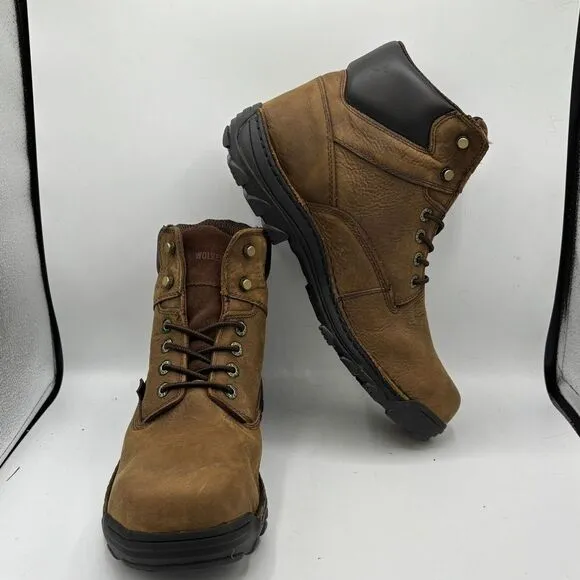 Wolverine Men's Durbin Waterproof Steel Toe 6&quot; Size 14 Brown |W05483|