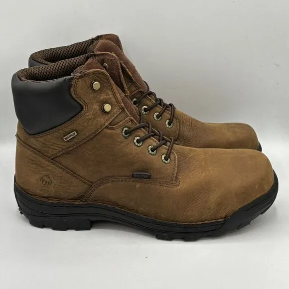 Wolverine Men's Durbin Waterproof Steel Toe 6&quot; Size 14 Brown |W05483|