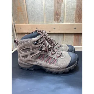 Wolverine Mens Waterproof Hiking Boots Size 10 Suede Brown &amp; Black Outdoor