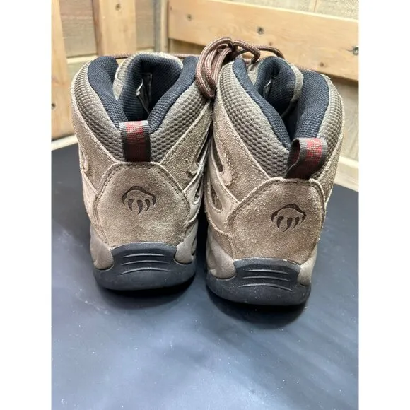 Wolverine Mens Waterproof Hiking Boots Size 10 Suede Brown &amp; Black Outdoor