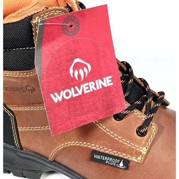 Wolverine PIPER Women's Size 9.5W Waterproof Composite Toe 6&quot; Work Boots W221032