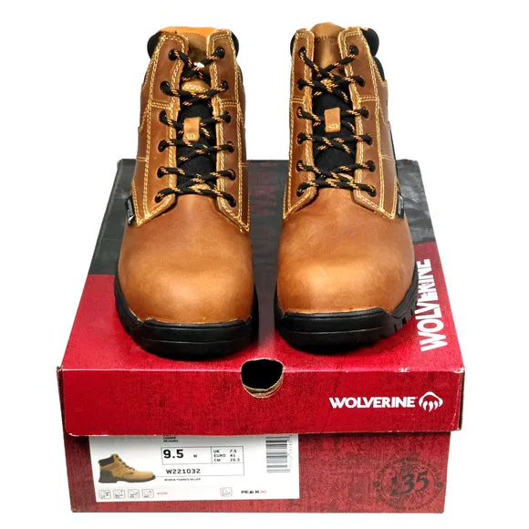 Wolverine PIPER Women's Size 9.5W Waterproof Composite Toe 6&quot; Work Boots W221032