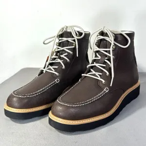 Womens 7 Lightweight Leather Hiker Boot Travel Walk Water Resistant