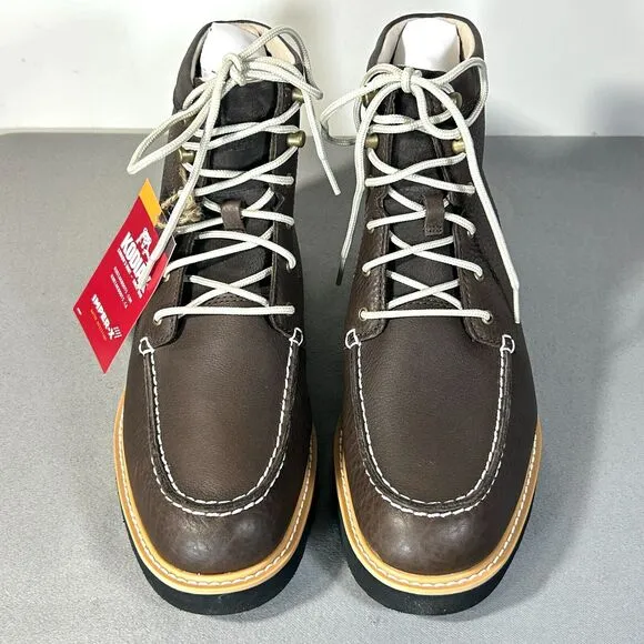 Womens 7 Lightweight Leather Hiker Boot Travel Walk Water Resistant