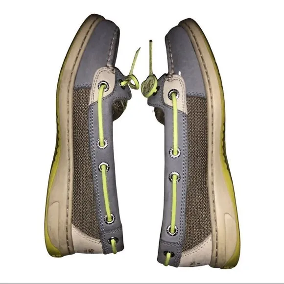 Women's Angelfish Fur Lined Boat Shoe 5M Gray