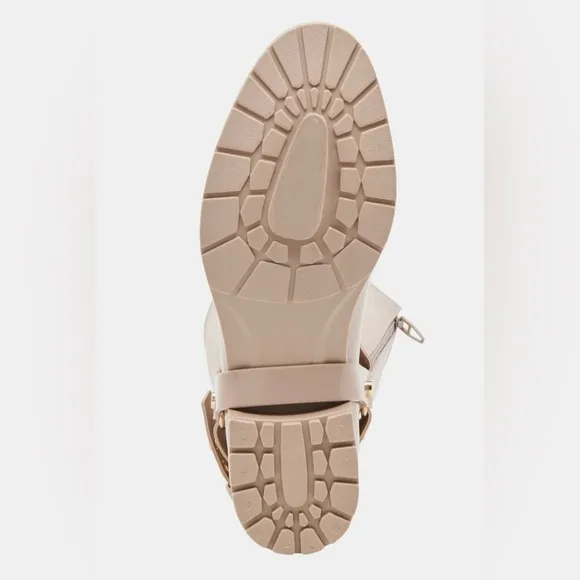 Women's Beige Knee-High Waterproof Boots