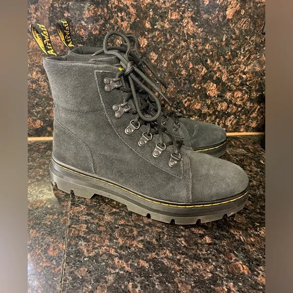 Women's Dr. Martens COMBS SUEDE CASUAL BOOTS 10