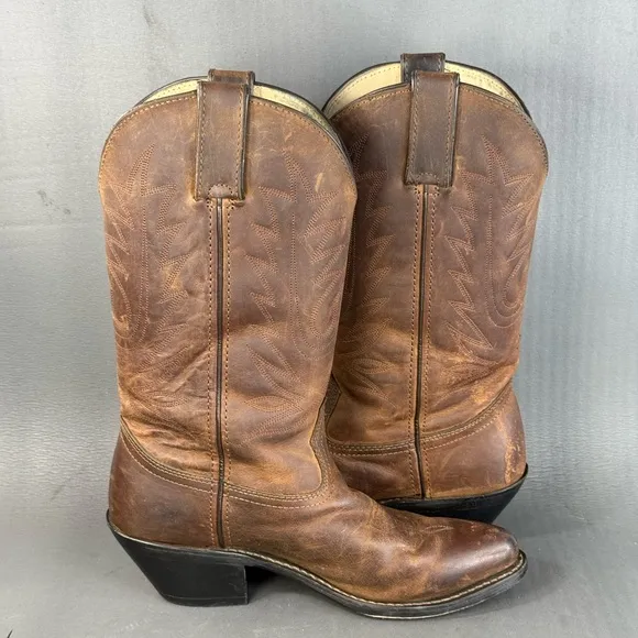 Womens Durango Tan Western Boot shoes size 6