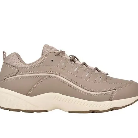 WOMEN'S EASY SPIRIT ROMY WALKING SNEAKERS Taupe shoes 8