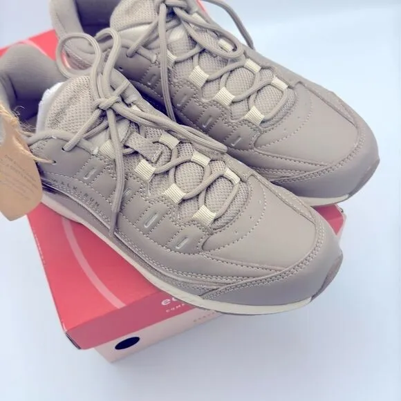 WOMEN'S EASY SPIRIT ROMY WALKING SNEAKERS Taupe shoes 8