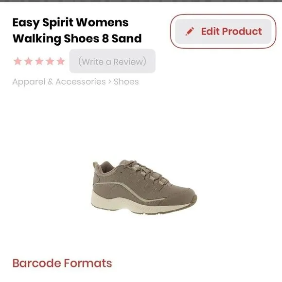 WOMEN'S EASY SPIRIT ROMY WALKING SNEAKERS Taupe shoes 8