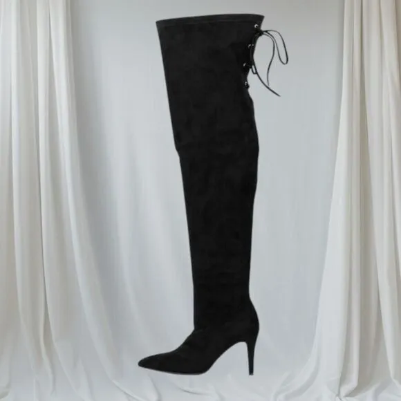 Women's Fashion To Figure Larissa XWC Over The Knee Heeled Boots Plus Size US 8
