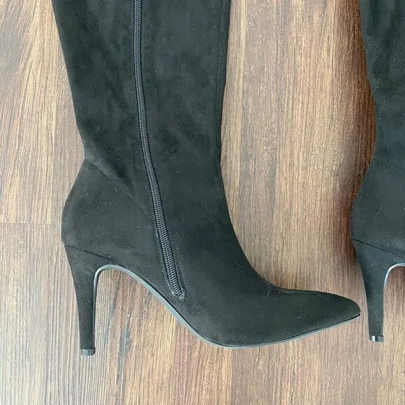 Women's Fashion To Figure Larissa XWC Over The Knee Heeled Boots Plus Size US 8