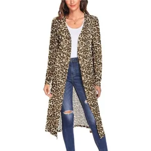 Women's Maxi Cardigan Lightweight Duster Long Sleeve Cardigan