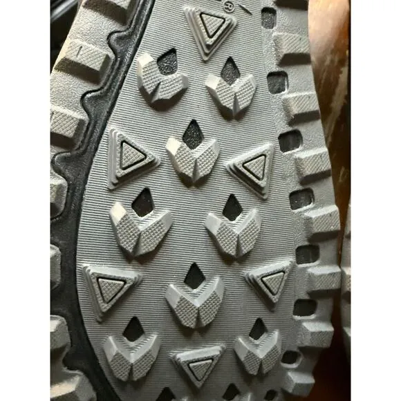 Women's Merrell Antora 3 Thermo Black Quilted Sherpa Vibram Slip On Shoes Size10