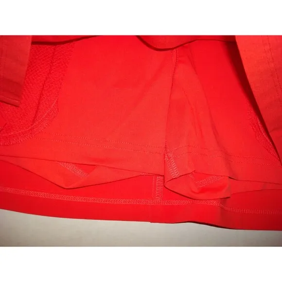 Womens New M NWT Columbia Chill Hike Skort Skirt Shorts Pockets UPF Poppy Orange