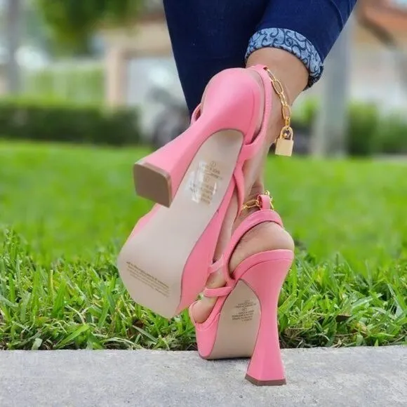 Women's  Platform High Heels Pink Color