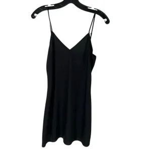 Women’s Size 2 Jonathan Simkhai Black V-Neck Slip Dress Minimalist