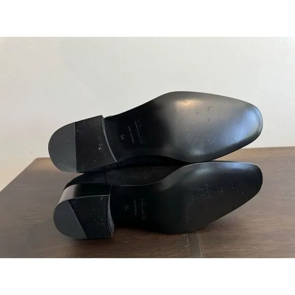 Women’s The Kooples Black Suede Chelsea Boots Size 39 vestiaire 8 Ankle Booties