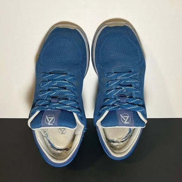 Womens ZEBA Hands Free Sapphire Blue Slip On Sneakers / Size 9.5