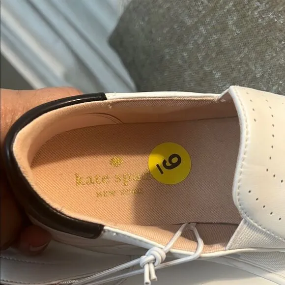 Women’s Kate Spade White Slip-On Shoes
