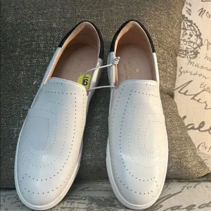 Women’s Kate Spade White Slip-On Shoes