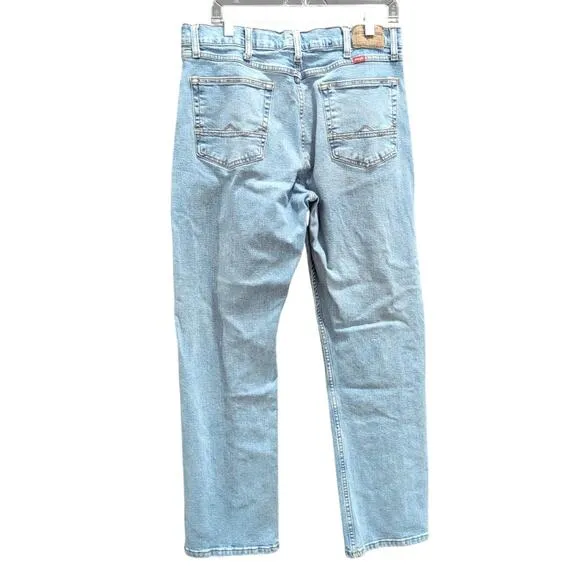 Wrangler Premium Relaxed Boot Light Blue Jeans 98RBWDN Size 36x32