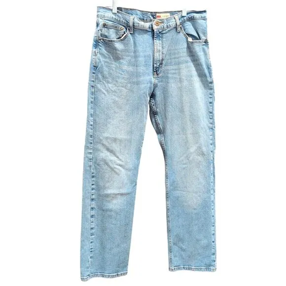 Wrangler Premium Relaxed Boot Light Blue Jeans 98RBWDN Size 36x32