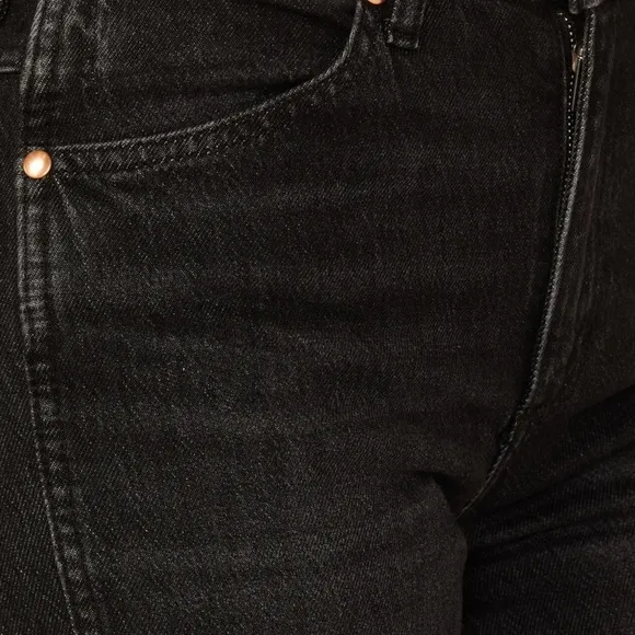 WRANGLER WANDERER 622 HIGH RISE MODERN FLARE JEANS in black