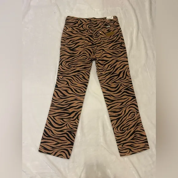 WRANGLER WOMEN'S HIGH RISE WILD WESTPURR PRINT STRAIGHT  size 29x28