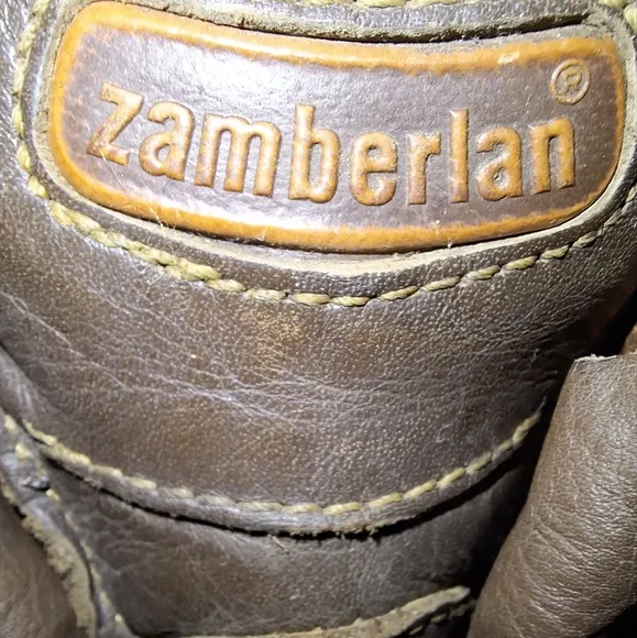 Zamberlan Brown Leather Hiking Boots W/Vibram Soles In A Womens 7. Pre-loved