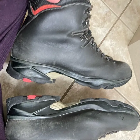 Zamberlan Mens Boots Black Size 14 Gore Tex Hiking Outdoor Vibram Italy Pre Owne