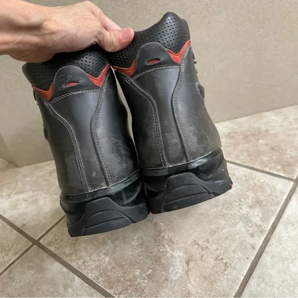 Zamberlan Mens Boots Black Size 14 Gore Tex Hiking Outdoor Vibram Italy Pre Owne