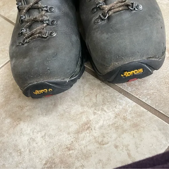 Zamberlan Mens Boots Black Size 14 Gore Tex Hiking Outdoor Vibram Italy Pre Owne