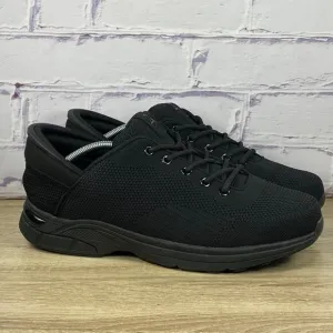 Zeba Hands Free Black Sneakers Men's Size 12 Slip On Walking Comfort Shoes
