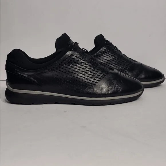 ZEGNA SPORT Black Men's Shoes size 8 pre owned good condition