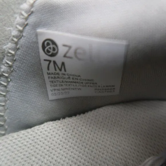 Zella Shoes Mens 7 Athletic Sneaker Trainers Comfort Ortholite Knit Active Grey
