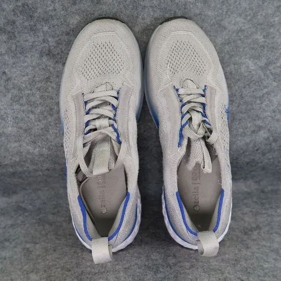 Zella Shoes Mens 7 Athletic Sneaker Trainers Comfort Ortholite Knit Active Grey