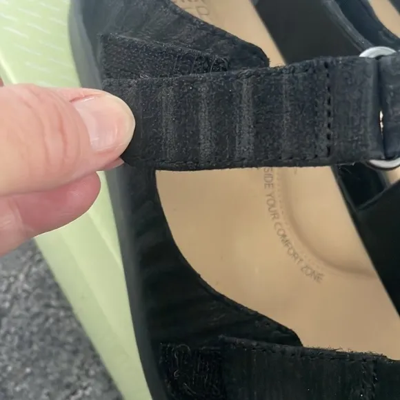 Ziera designer comfort Velcro shoes 38 XW