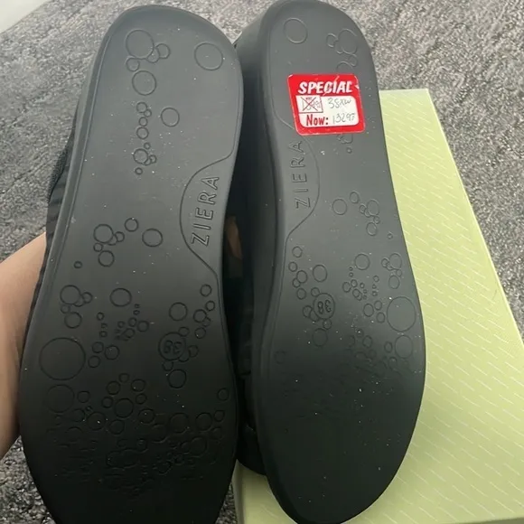 Ziera designer comfort Velcro shoes 38 XW